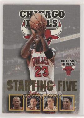 1996-97 NBA Hoops - Starting Five #4 - Michael Jordan, Dennis Rodman, Toni Kukoc, Luc Longley, Scottie Pippen (Chicago Bulls)