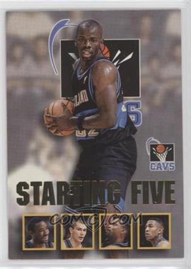 1996-97 NBA Hoops - Starting Five #5 - Tyrone Hill, Terrell Brandon, Vitaly Potapenko, Chris Mills, Bobby Phills (Cleveland Cavaliers)