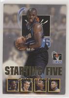 Tyrone Hill, Terrell Brandon, Vitaly Potapenko, Chris Mills, Bobby Phills (Clev…