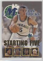 Jason Kidd, Jim Jackson, Jamal Mashburn, Oliver Miller, Chris Gatling (Dallas M…