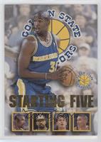 Joe Smith, Latrell Sprewell, Felton Spencer, Mark Price, Chris Mullin (Golden S…