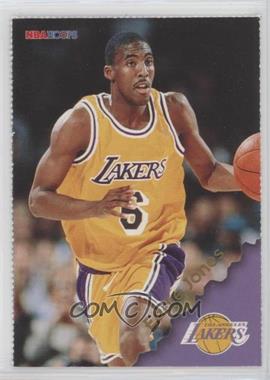 1996-97 NBA Hoops Los Angeles Lakers Team Sheet - [Base] - Singles #_EDJO - Eddie Jones