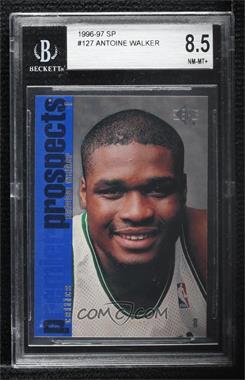 1996-97 SP - [Base] #127 - Antoine Walker [BGS 8.5 NM‑MT+]