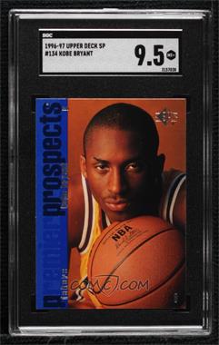 1996-97 SP - [Base] #134 - Kobe Bryant [SGC 9.5 Mint+]