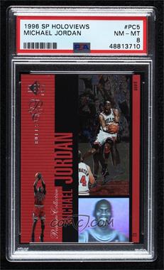 1996-97 SP - Premium Collection Holoviews #PC5 - Michael Jordan [PSA 8 NM‑MT]