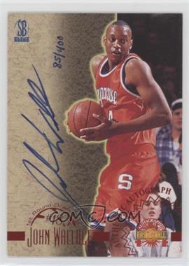 1996-97 Score Board Autographed Basketball - Autographs - Red #_JOWA - John Wallace /400