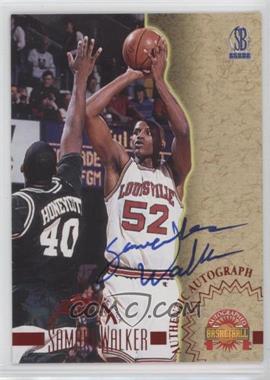 1996-97 Score Board Autographed Basketball - Autographs - Red #_SAWA - Samaki Walker /400
