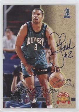 1996-97 Score Board Autographed Basketball - Autographs #_DEFI - Derek Fisher