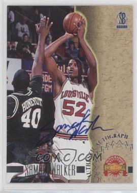 1996-97 Score Board Autographed Basketball - Autographs #_SAWA - Samaki Walker