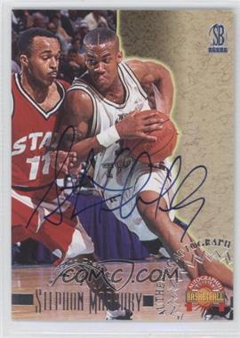 1996-97 Score Board Autographed Basketball - Autographs #_STMA - Stephon Marbury