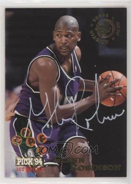 1996-97 Score Board Autographed Basketball - Buyback Autographs #_GLRO.1 - Glenn Robinson (1994-95 Topps Stadium Club)