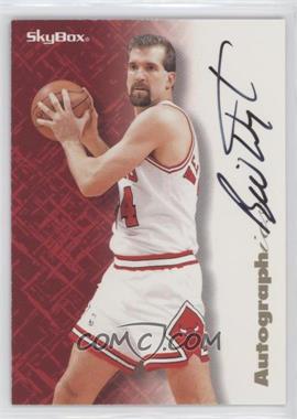 1996-97 Skybox Premium - Autographics - Black Ink #_BIWE - Bill Wennington