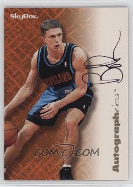 1996-97 Skybox Premium - Autographics - Black Ink #_BOSU - Bob Sura