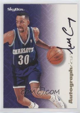 1996-97 Skybox Premium - Autographics - Black Ink #_DECU - Dell Curry