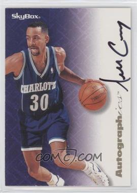 1996-97 Skybox Premium - Autographics - Black Ink #_DECU - Dell Curry