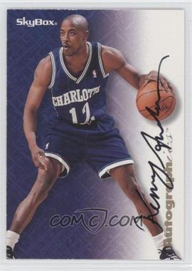 1996-97 Skybox Premium - Autographics - Black Ink #_KEAN - Kenny Anderson