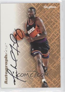 1996-97 Skybox Premium - Autographics - Black Ink #_MIFI - Michael Finley