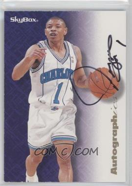 1996-97 Skybox Premium - Autographics - Black Ink #_MUBO - Tyrone Bogues [EX to NM]