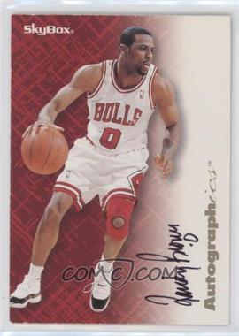 1996-97 Skybox Premium - Autographics - Black Ink #_RABR - Randy Brown