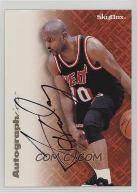 1996-97 Skybox Premium - Autographics - Black Ink #_TIHA - Tim Hardaway