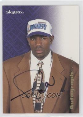 1996-97 Skybox Premium - Autographics - Black Ink #_TODE - Tony Delk