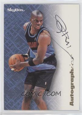 1996-97 Skybox Premium - Autographics - Black Ink #_TYHI - Tyrone Hill