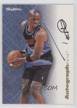 1996-97 Skybox Premium - Autographics - Black Ink #_TYHI - Tyrone Hill