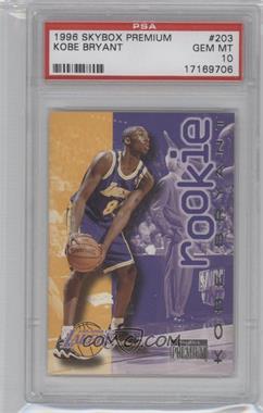 1996-97 Skybox Premium - [Base] #203 - Kobe Bryant [PSA 10 GEM MT]