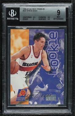 1996-97 Skybox Premium - [Base] #227 - Steve Nash [BGS 9 MINT]