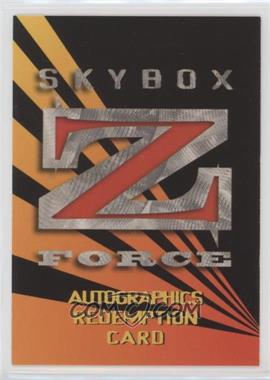 1996-97 Skybox Z Force - Expired Autographics Redemption #4 - Redemption #4