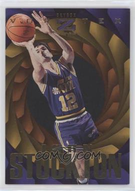 1996-97 Skybox Z Force - Vortex #14 - John Stockton [EX to NM]