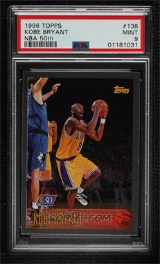 1996-97 Topps - [Base] - Foil NBA 50 #138 - Kobe Bryant [PSA 9 MINT]