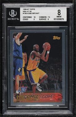 1996-97 Topps - [Base] - Foil NBA 50 #138 - Kobe Bryant [BGS 8 NM‑MT]