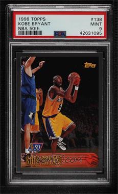 1996-97 Topps - [Base] - Foil NBA 50 #138 - Kobe Bryant [PSA 9 MINT]