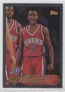 1996-97 Topps - [Base] - Foil NBA 50 #171 - Allen Iverson