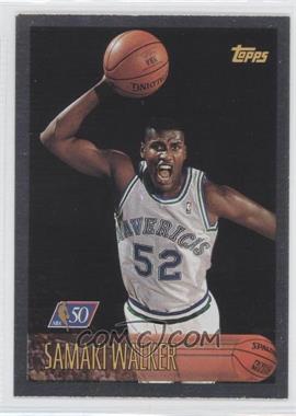 1996-97 Topps - [Base] - Foil NBA 50 #181 - Samaki Walker