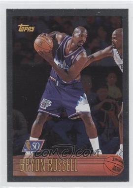 1996-97 Topps - [Base] - Foil NBA 50 #190 - Bryon Russell