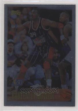 1996-97 Topps - [Base] - Foil NBA 50 #35 - Hakeem Olajuwon