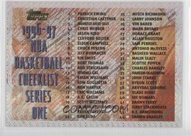 1996-97 Topps - [Base] #111 - Checklist