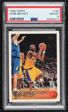 1996-97 Topps - [Base] #138 - Kobe Bryant [PSA 8 NM‑MT]