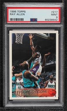 1996-97 Topps - [Base] #217 - Ray Allen [PSA 9 MINT]