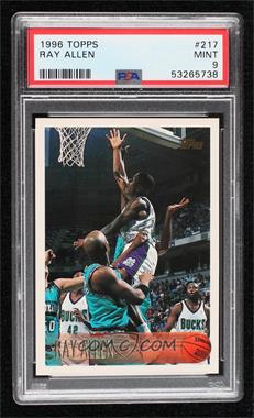 1996-97 Topps - [Base] #217 - Ray Allen [PSA 9 MINT]