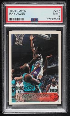 1996-97 Topps - [Base] #217 - Ray Allen [PSA 9 MINT]