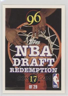 1996-97 Topps - Draft Pick - Expired Redemptions #DP17 - Jermaine O'Neal