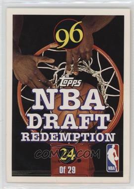 1996-97 Topps - Draft Pick - Expired Redemptions #DP24 - Derek Fisher