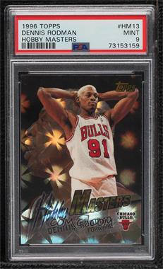 1996-97 Topps - Hobby Masters #HM13 - Dennis Rodman [PSA 9 MINT]