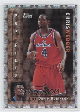 1996-97 Topps - Pro Files #PF-5 - Chris Webber