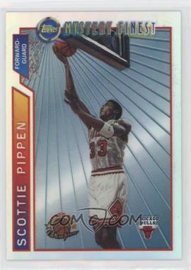 1996-97 Topps - Super Team Champions - NBA Finals Refractor #M1 - Scottie Pippen