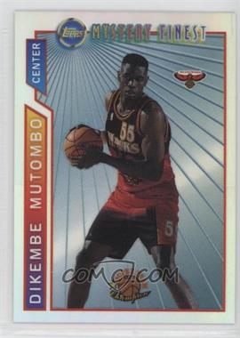 1996-97 Topps - Super Team Champions - NBA Finals Refractor #M11 - Dikembe Mutombo