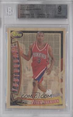1996-97 Topps - Youthquake #YQ1 - Allen Iverson [BGS 9 MINT]